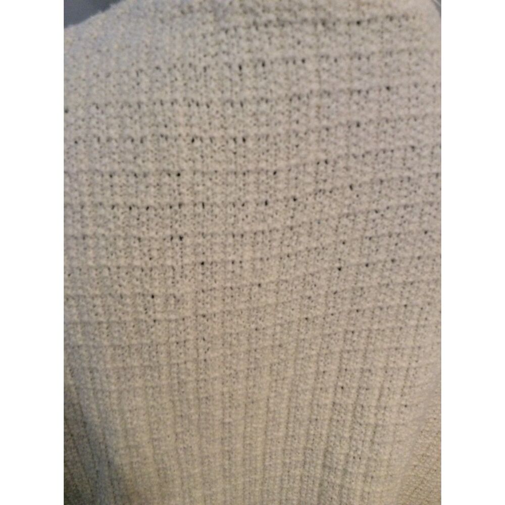 New NWT Short Sleeve Cream Gold Button Front Cardigan XL Career - Picture 5 of 6
